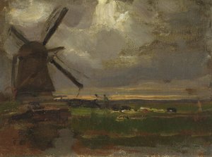 Molen aan t Gein 作： Piet Mondrian
